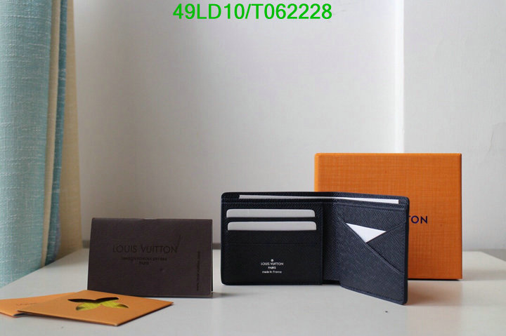 LV Bags-(Mirror)-Wallet-,Code: T062228,$: 49USD