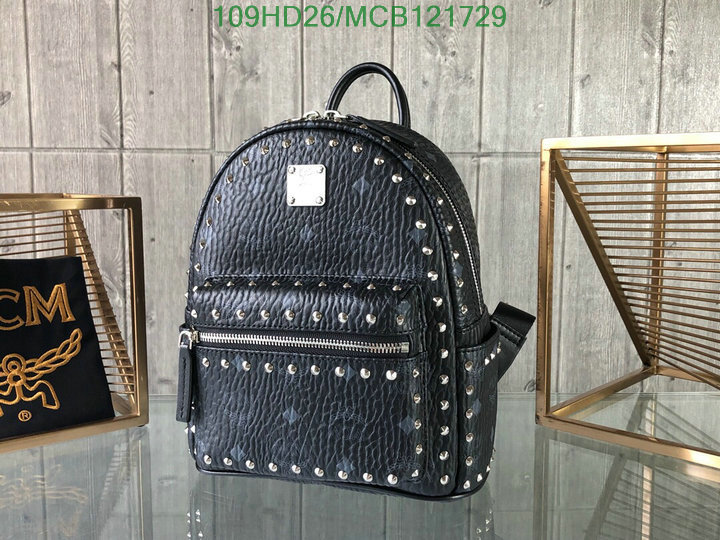 MCM Bag-(Mirror)-Backpack-,Code: MCB121729,$: 109USD