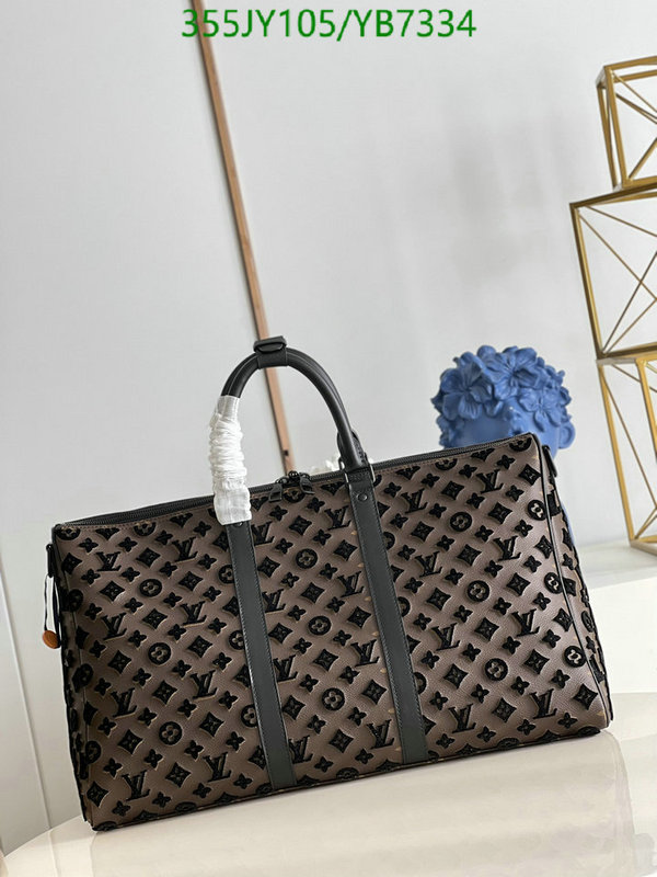 LV Bags-(Mirror)-Keepall BandouliRe 45-50-,Code: YB7334,$: 355USD