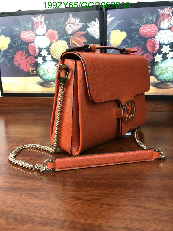 Gucci Bag-(Mirror)-Diagonal-,Code: GGB062803,$: 199USD