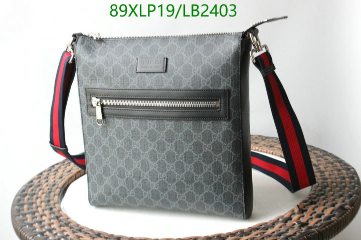 Gucci Bag-(4A)-Diagonal-,Code: LB2403,$: 89USD