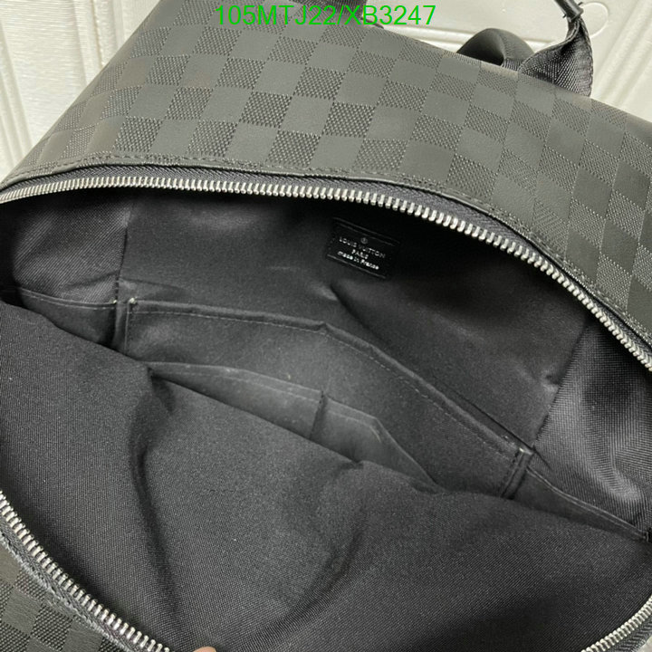 LV Bags-(4A)-Backpack-,Code: XB3247,$: 105USD