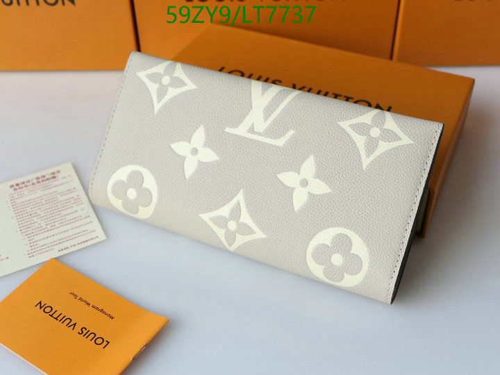 LV Bags-(4A)-Wallet-,Code: LT7737,$: 59USD