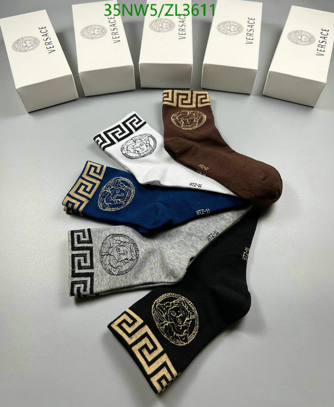 Sock-Versace, Code: ZL3611,$: 35USD