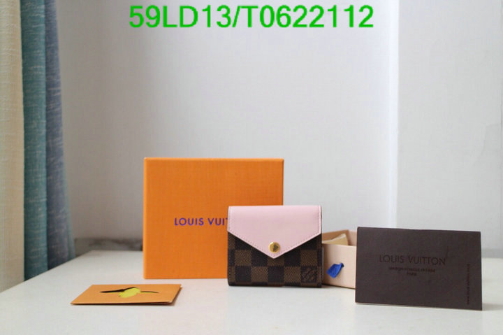 LV Bags-(Mirror)-Wallet-,Code: T0622112,$: 59USD