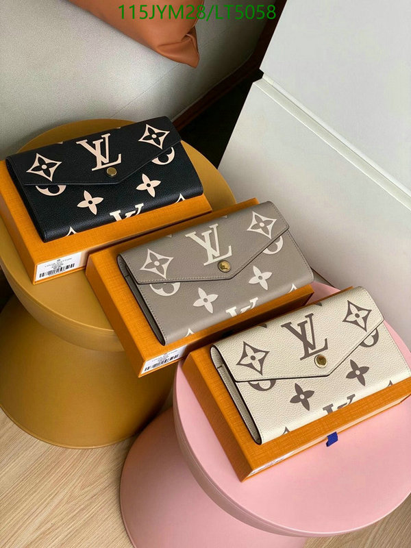 LV Bags-(Mirror)-Wallet-,Code: LT5058,$: 119USD