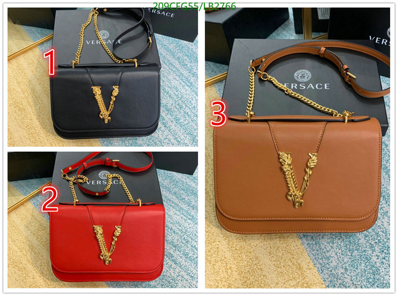 Versace Bag-(Mirror)-Diagonal-,Code: LB2766,$: 209USD