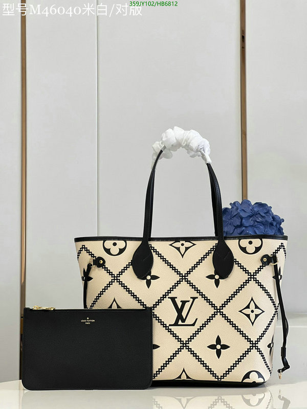 LV Bags-(Mirror)-Neverfull-,Code: HB6812,$: 359USD