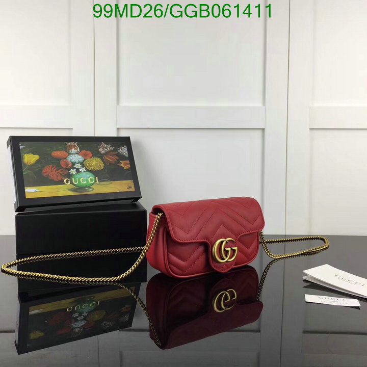 Gucci Bag-(Mirror)-Marmont,Code: GGB061411,$: 99USD