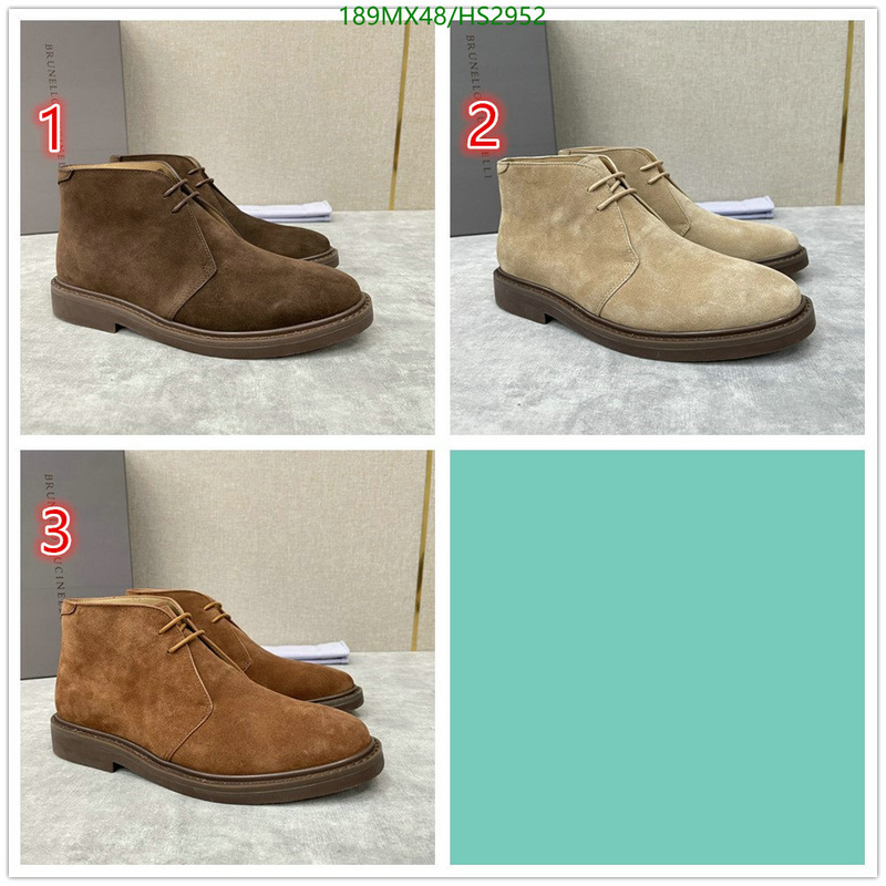 Men shoes-Brunello Cucinelli, Code: HS2952,$: 189USD