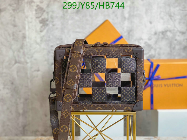 LV Bags-(Mirror)-Petite Malle-,Code: HB744,$: 299USD