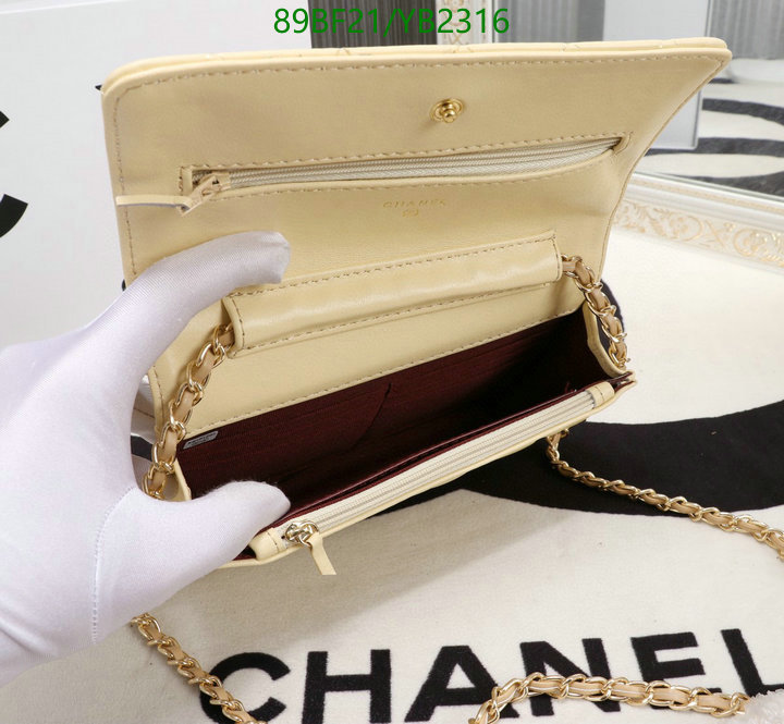 Chanel Bags ( 4A )-Diagonal-,Code: YB2316,$: 89USD