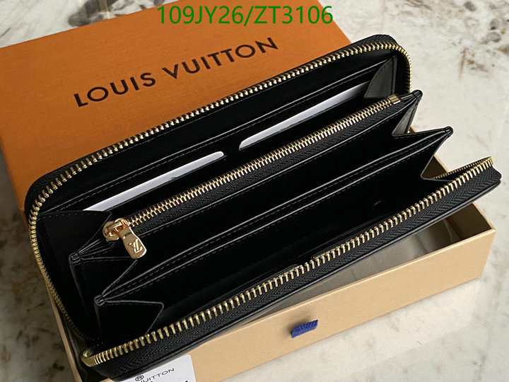 LV Bags-(Mirror)-Wallet-,Code: ZT3106,$: 109USD