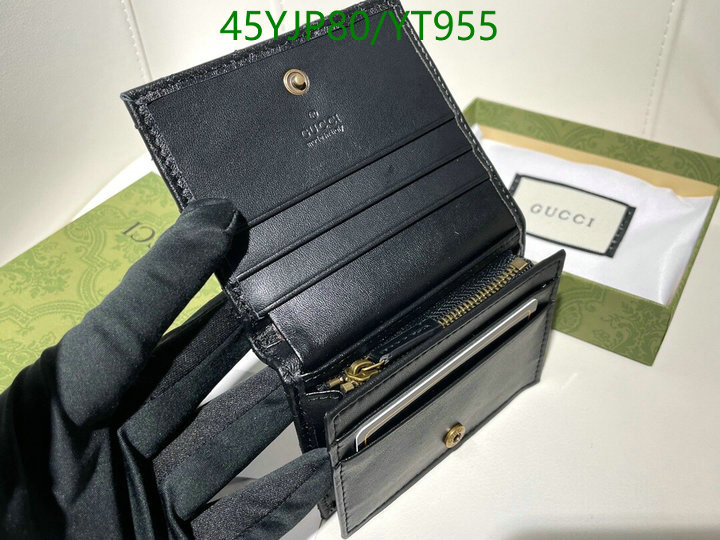 Gucci Bag-(4A)-Wallet-,Code: YT955,$: 45USD