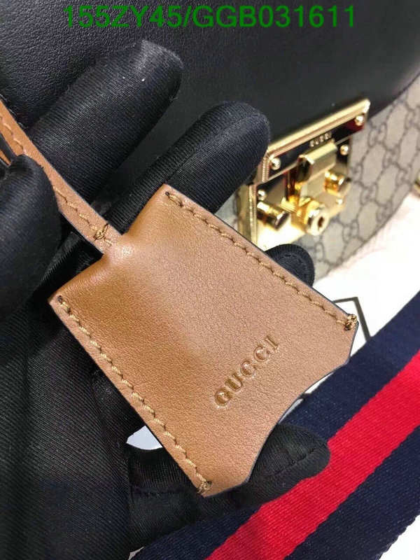 Gucci Bag-(Mirror)-Padlock,Code: GGB031611,$: 155USD