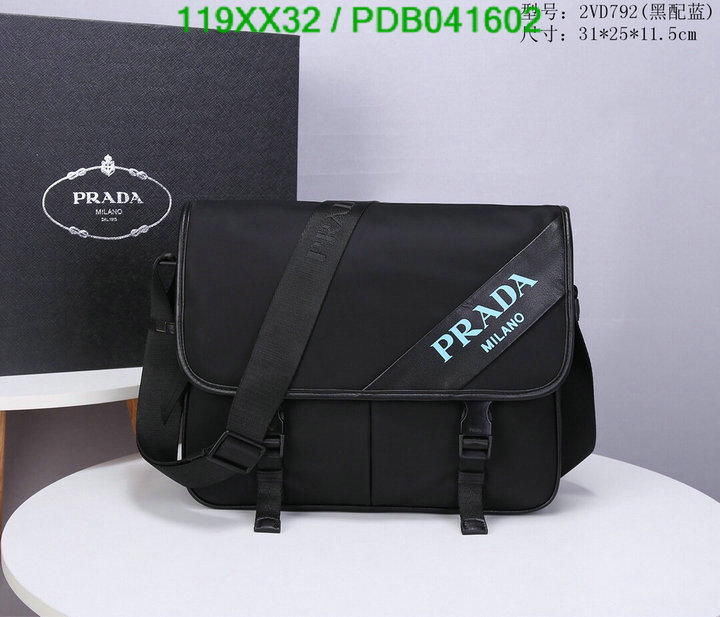 Prada Bag-(Mirror)-Diagonal-,Code: PDB041602,$: 119USD