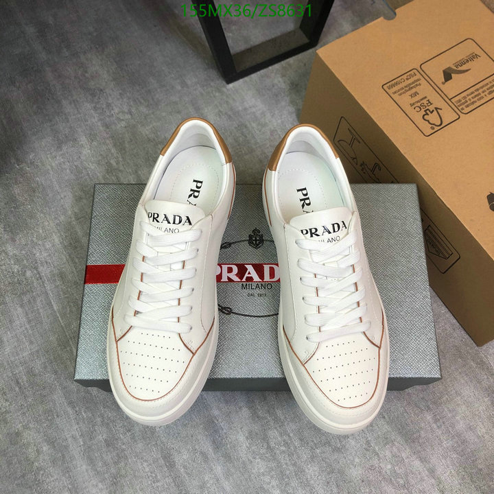 Men shoes-Prada, Code: ZS8631,$: 155USD