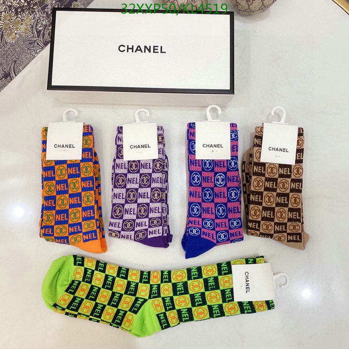 Sock-Chanel,Code: KL4519,$: 32USD