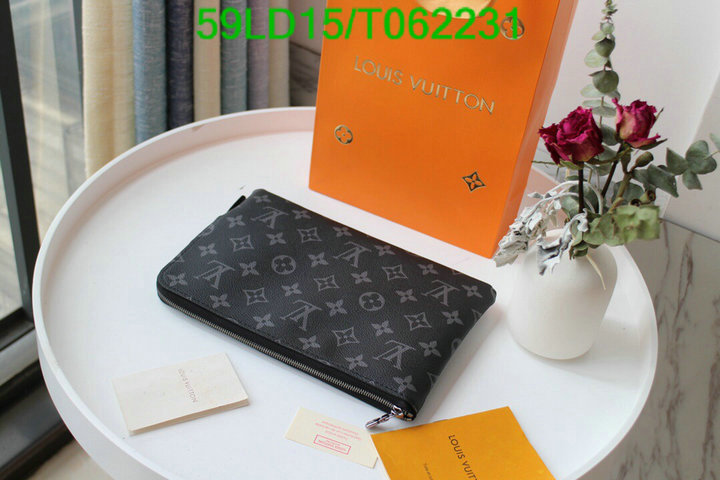 LV Bags-(Mirror)-Wallet-,Code: T062231,$: 59USD