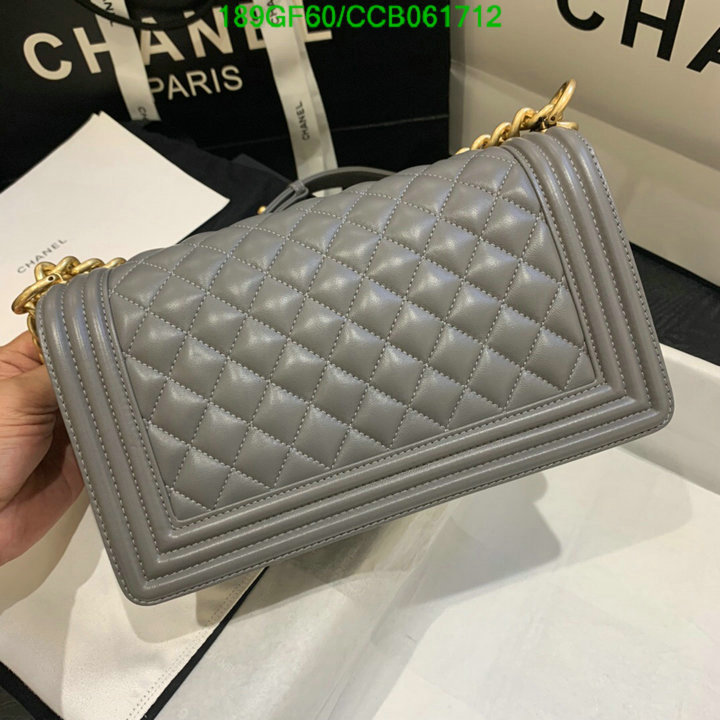 Chanel Bags -(Mirror)-Le Boy,Code: CCB061712,$: 189USD