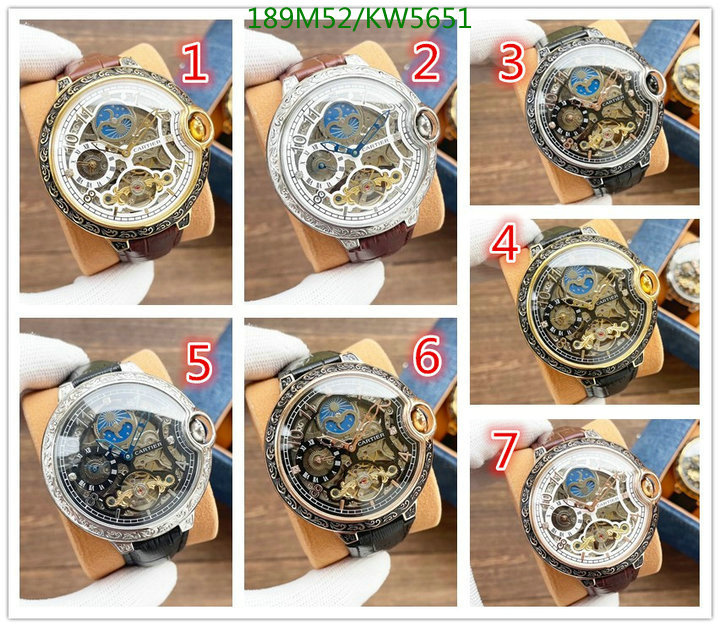 Watch-4A Quality-Cartier, Code: KW5651,$: 189USD