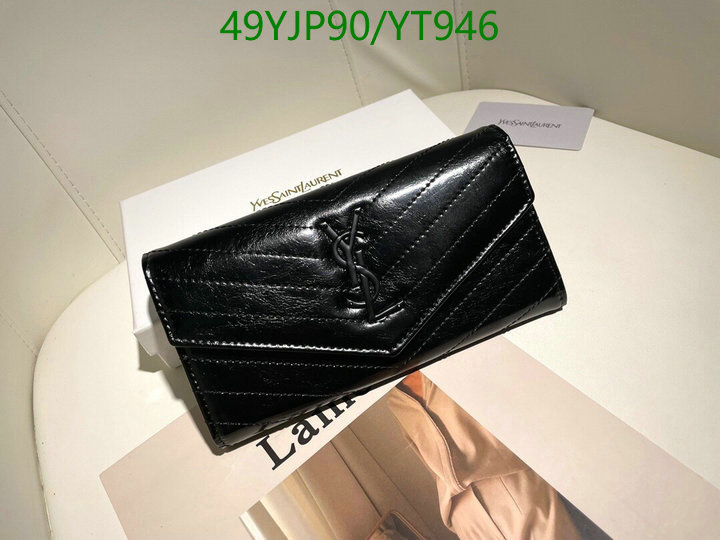 YSL Bag-(4A)-Wallet-,Code: YT946,$: 49USD