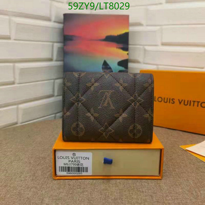 LV Bags-(4A)-Wallet-,Code: LT8029,$: 59USD