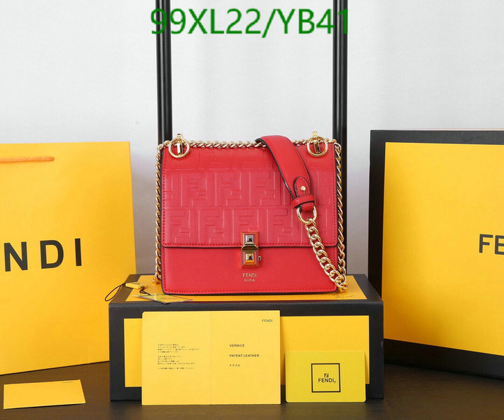 Fendi Bag-(4A)-Diagonal-,Code: YB41,$: 99USD