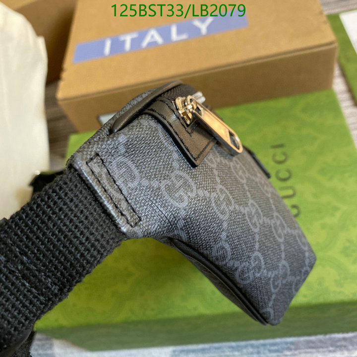 Gucci Bag-(Mirror)-Belt Bag-Chest Bag--,Code: LB2079,$: 125USD