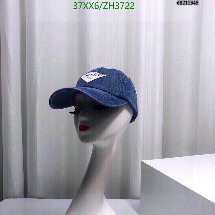 Cap -(Hat)-Prada, Code: ZH3722,$: 37USD