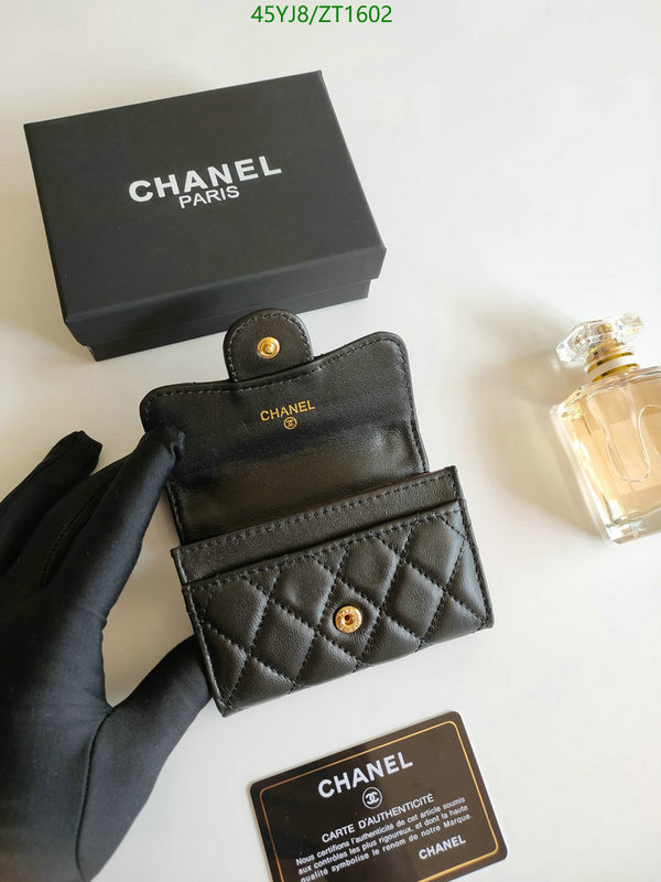 Chanel Bags ( 4A )-Wallet-,Code: ZT1602,$: 45USD