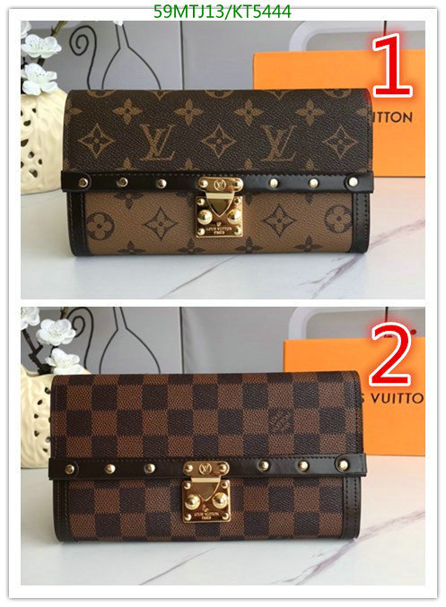 LV Bags-(4A)-Wallet-,Code: KT5444,$: 59USD