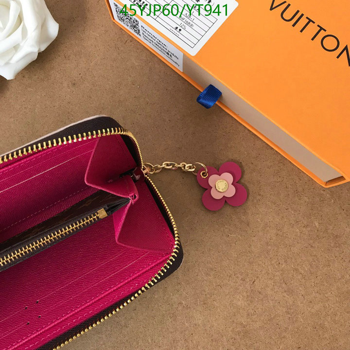 LV Bags-(Mirror)-Wallet-,Code: YT941,$: 45USD