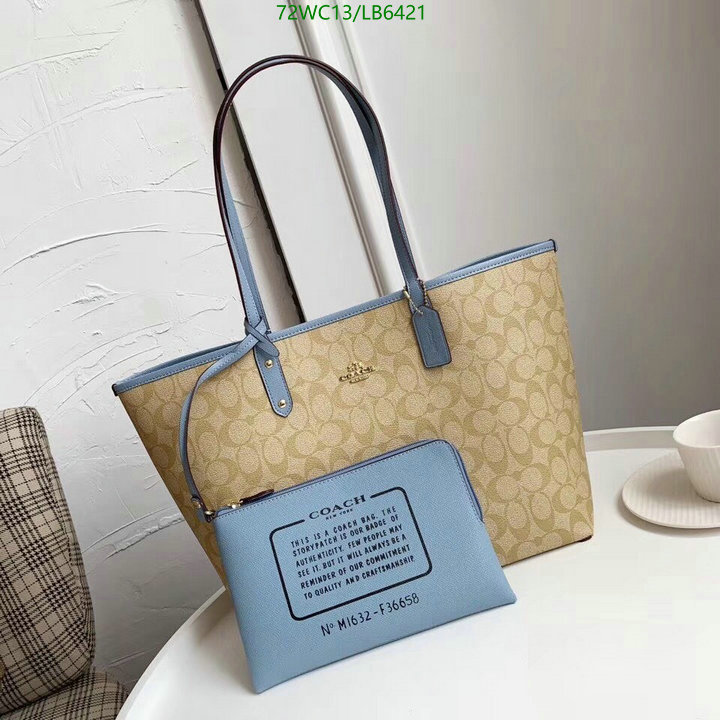 Coach Bag-(4A)-Tote-,Code: LB6421,$: 72USD