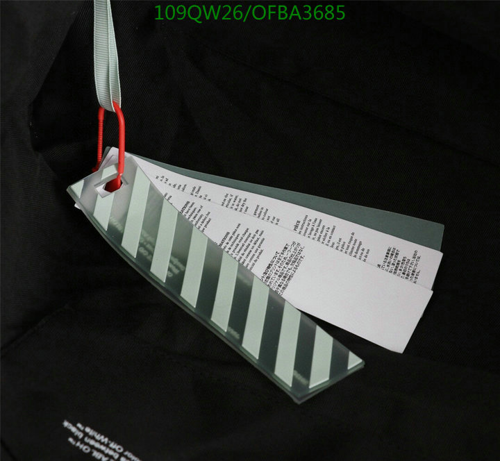 Off-White Bag-(Mirror)-Handbag-,Code: OFBA3685,$: 109USD