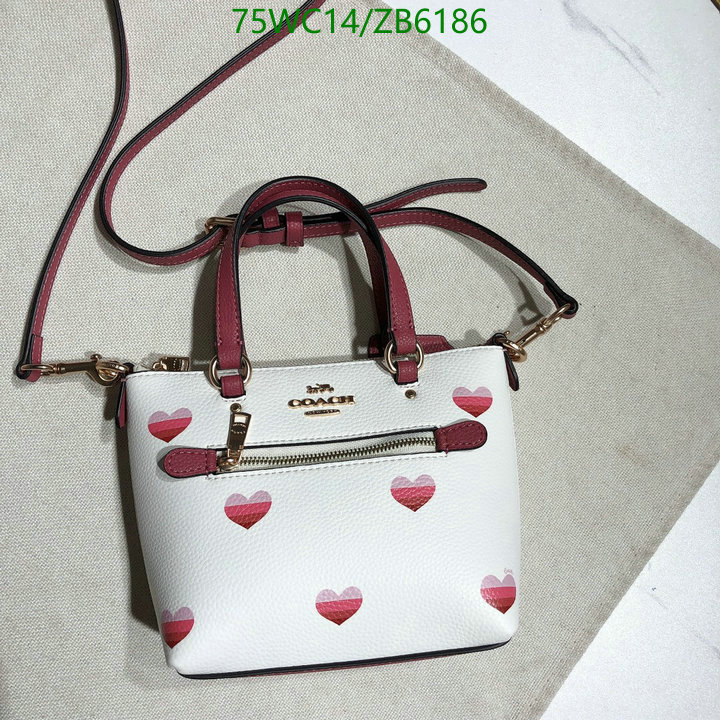 Coach Bag-(4A)-Handbag-,Code: ZB6186,$: 75USD