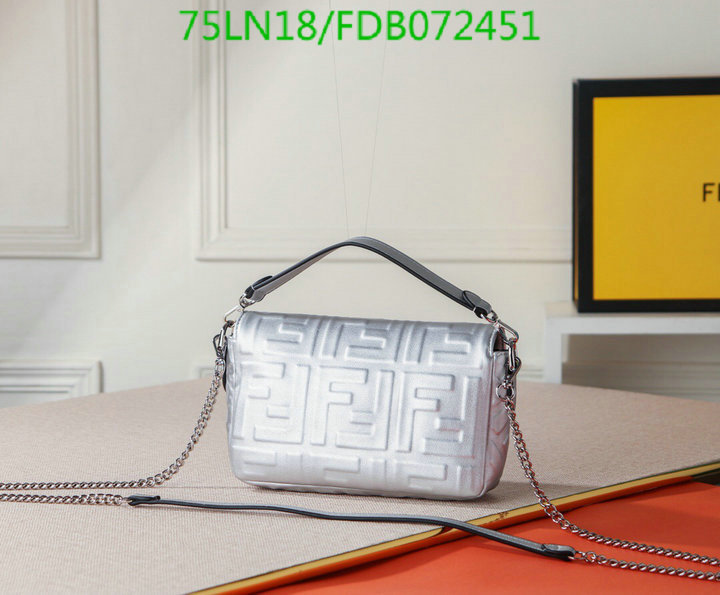 Fendi Bag-(4A)-Baguette-,Code: FDB072451,$: 75USD