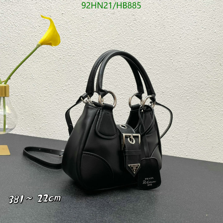 Prada Bag-(4A)-Handbag-,Code: HB885,$: 92USD