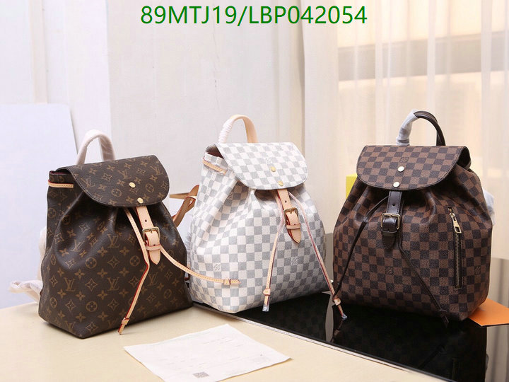 LV Bags-(4A)-Backpack-,Code: LBP042054,$: 89USD