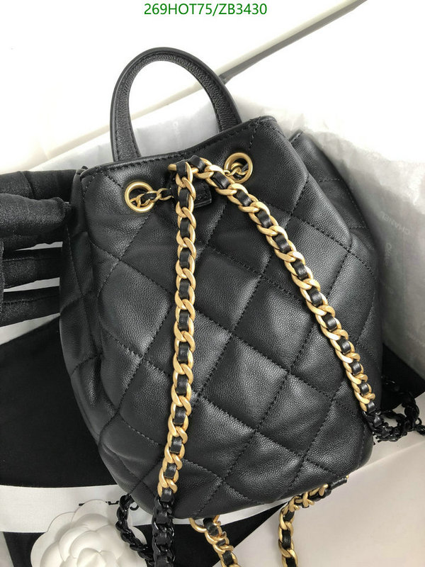 Chanel Bags -(Mirror)-Backpack-,Code: ZB3430,$: 269USD