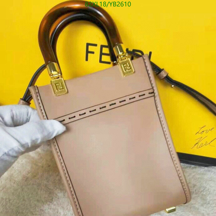 Fendi Bag-(4A)-Sunshine-,Code: YB2610,$: 82USD