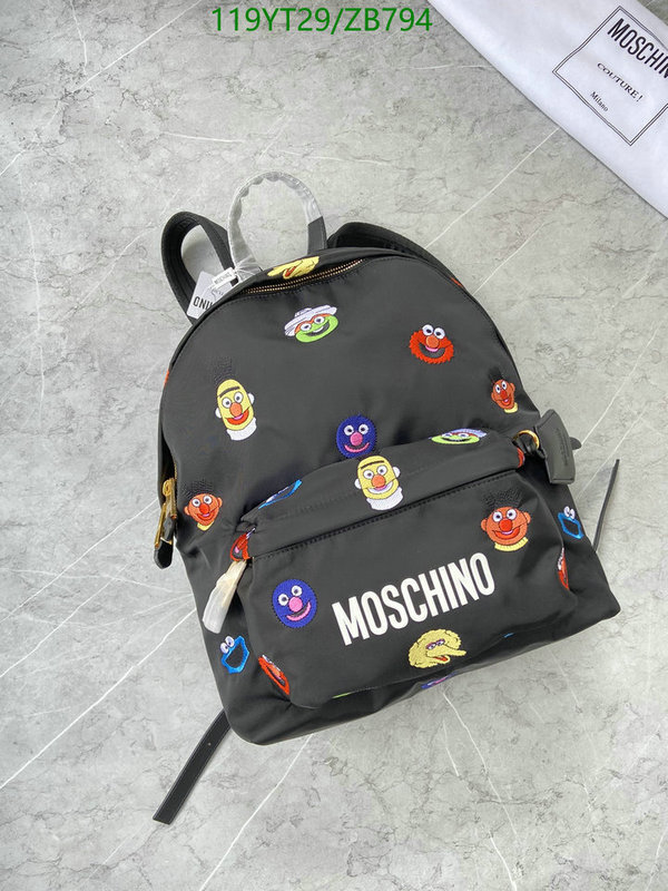 Moschino Bag-(Mirror)-Backpack-,Code: ZB794,$: 119USD