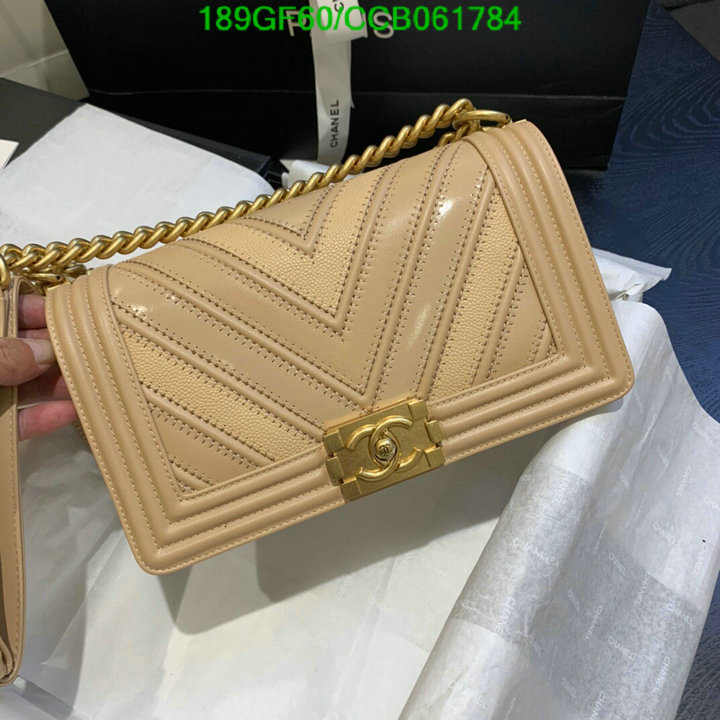 Chanel Bags -(Mirror)-Le Boy,Code: CCB061787,$: 189USD