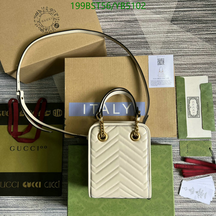 Gucci Bag-(Mirror)-Marmont,Code: YB5102,$: 199USD