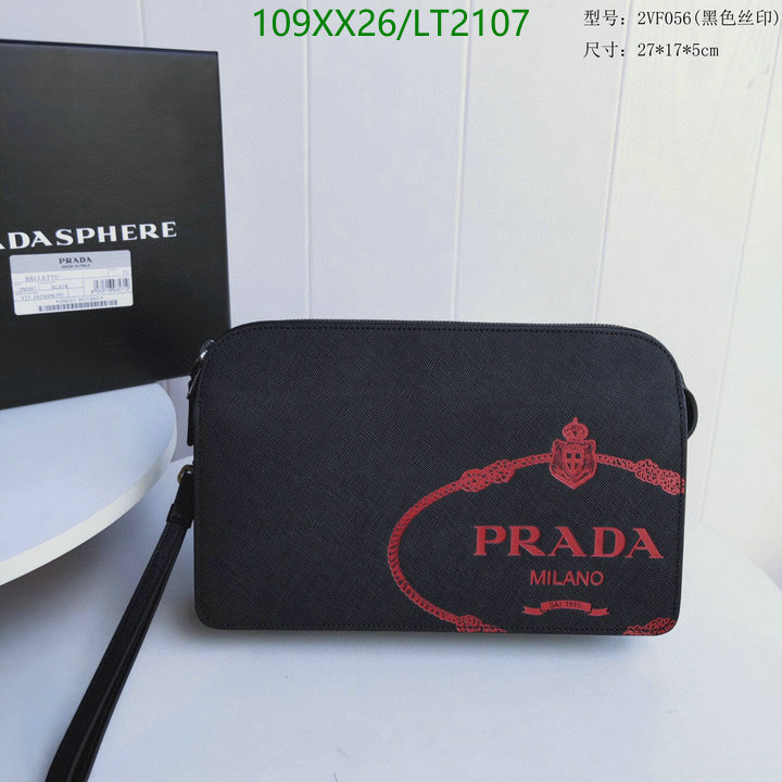 Prada Bag-(Mirror)-Wallet-,Code: LT2107,$: 105USD