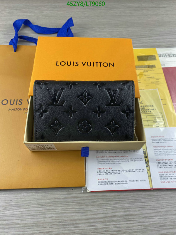 LV Bags-(4A)-Wallet-,Code: LT9060,$: 45USD