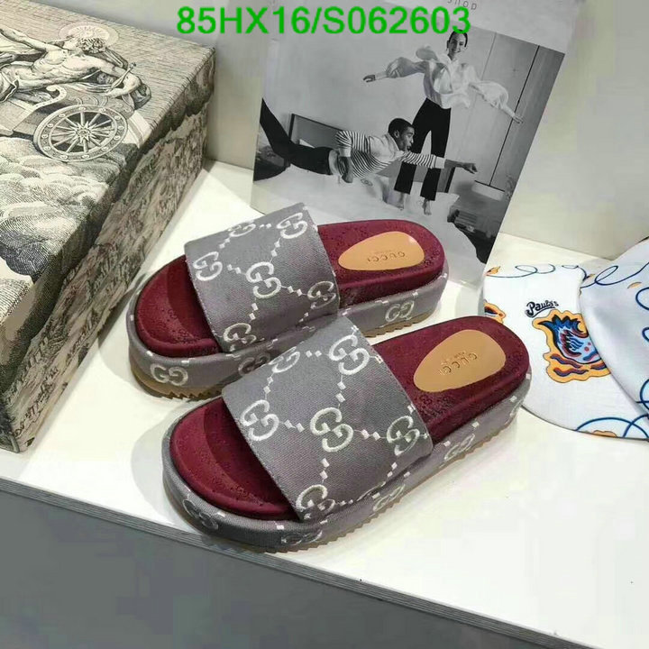 Women Shoes-Gucci, Code: S062603,$: 85USD