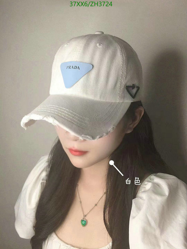 Cap -(Hat)-Prada, Code: ZH3724,$: 37USD