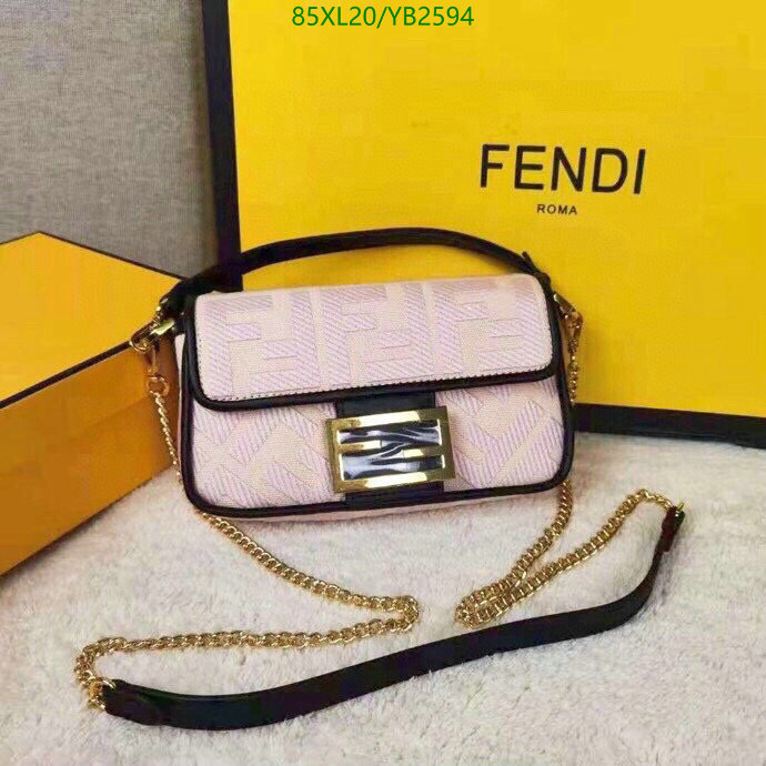 Fendi Bag-(4A)-Baguette-,Code: YB2594,$: 85USD