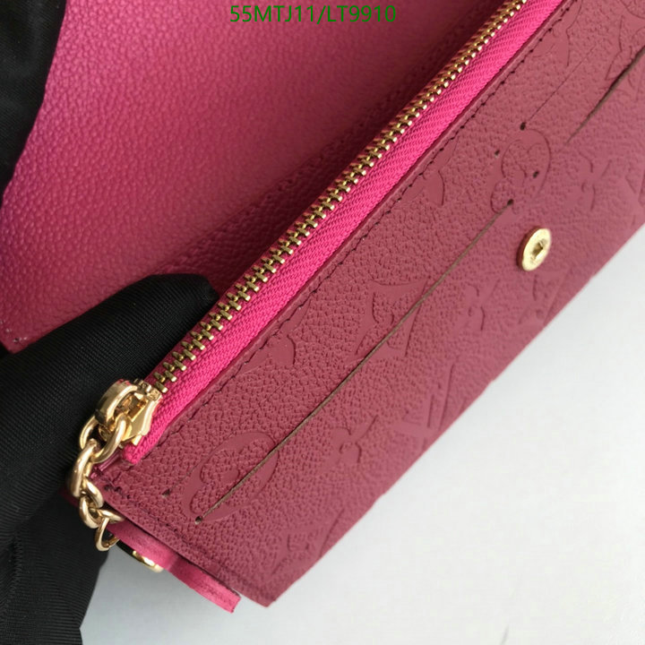 LV Bags-(4A)-Wallet-,Code: LT9910,$: 55USD